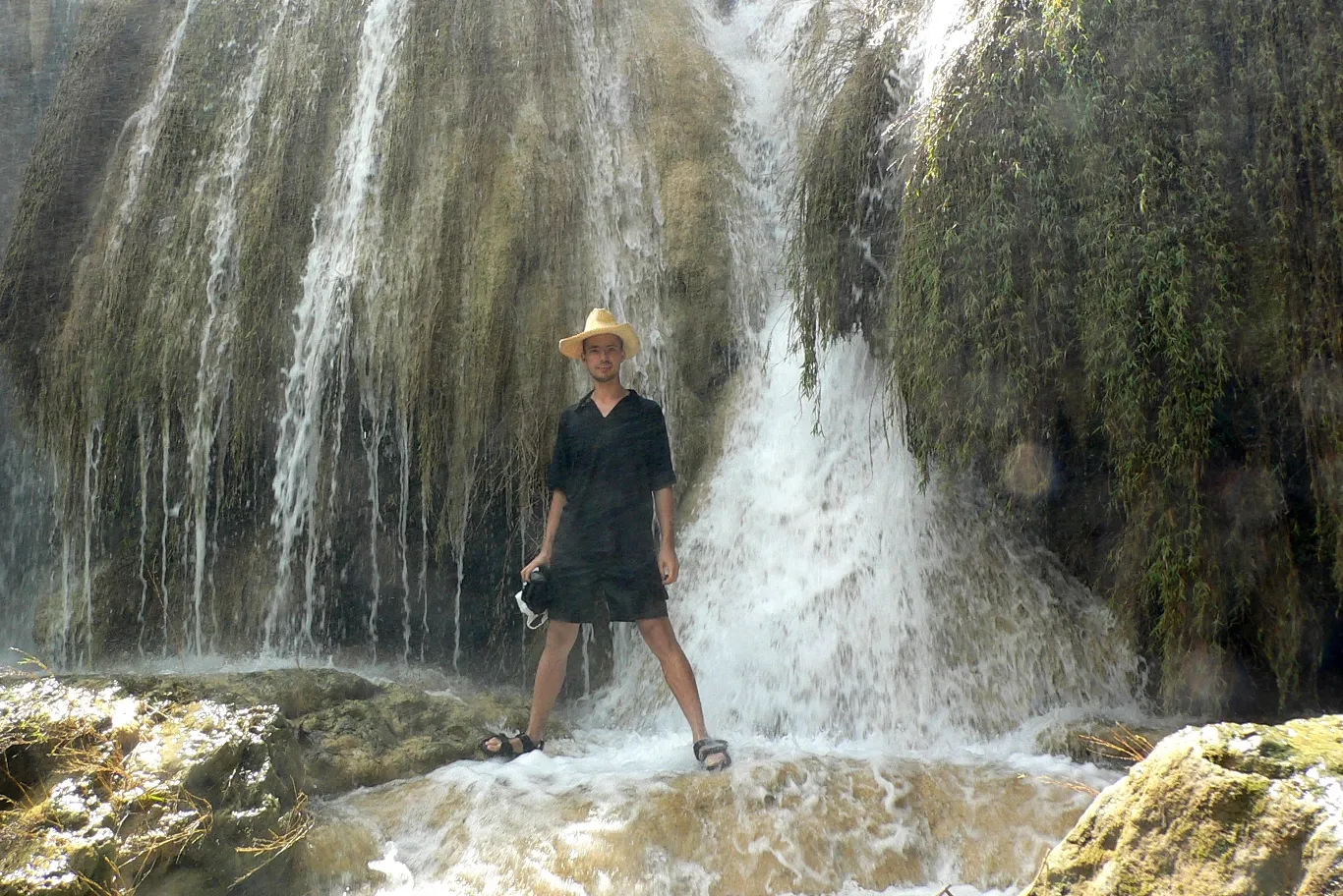 Me Under Erawan Waterfall
