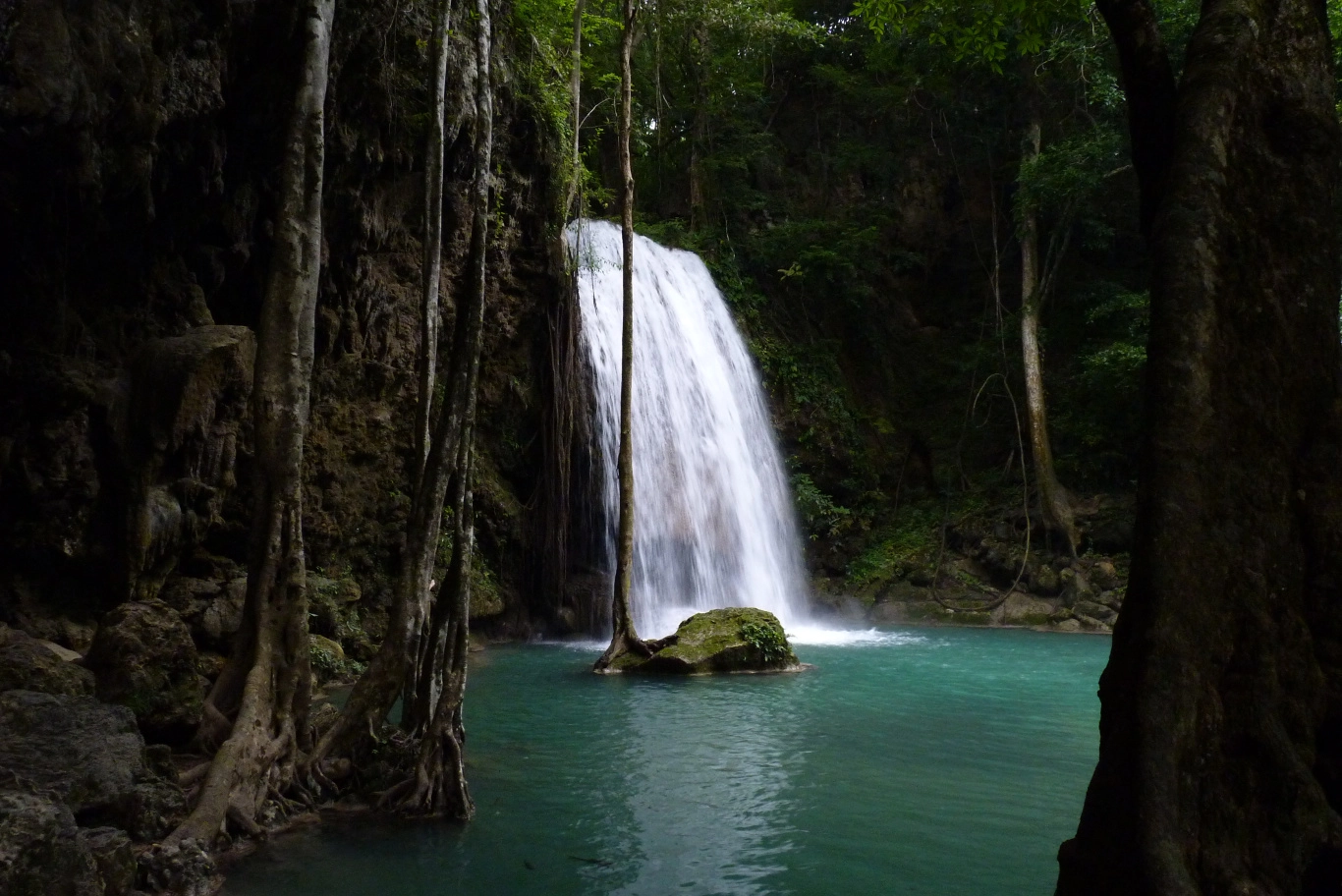 One Of Erawan Waterfalls